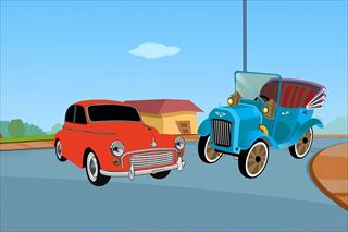 【Old Timer Cars Coloring】Thumbnail Image