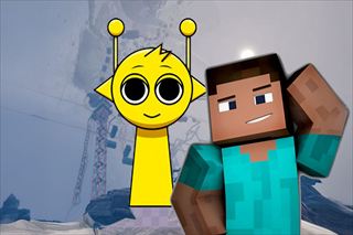 【Only Up at Minecraft & Sprunki】Thumbnail Image