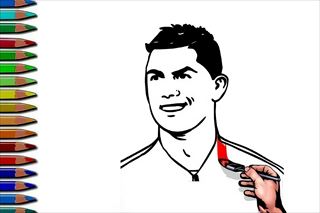 【Ronaldo Coloring Book】Thumbnail Image