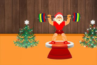 【Santa Claus Weightlifter】Thumbnail Image