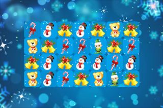 【Santa Gifts Match 3】ゲームのサムネイル画像