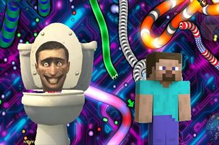 【Skibidi Toilet Minecraft Slither.io】Thumbnail Image