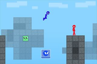 【Stickman Blockworld Parkour 2】Thumbnail Image