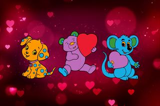 【Valentine Pets Coloring Book】Thumbnail Image