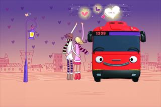 【Valentines School Bus 3D Parking】Thumbnail Image