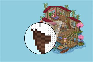 【Coloring by Numbers. Pixel House】Thumbnail Image