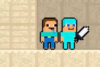 【Noob vs Pro Sand island】Thumbnail Image