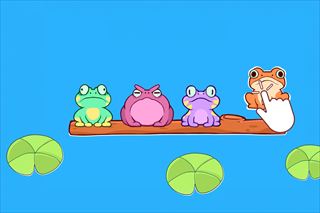 【Sorting frogs】Thumbnail Image