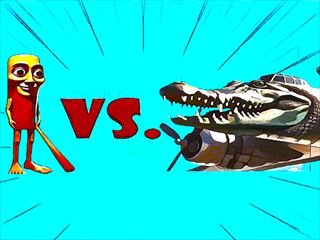 【Tung Tung Tung Sahur VS Bombardino Crocodilo】Thumbnail Image