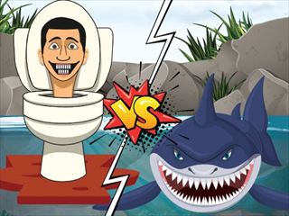 【Hungry Shark Vs Skibidi】Thumbnail Image