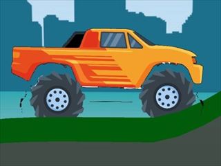 【Monster Truck Hill Driving 2D】Thumbnail Image