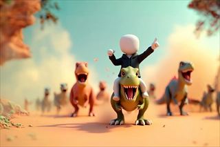【Stickman: Dinosaur arena】Thumbnail Image