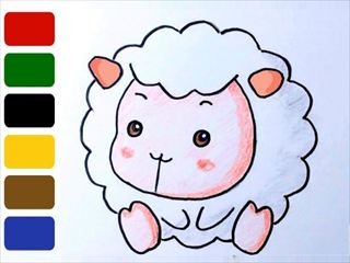 【Baby sheep ColoringBook】Thumbnail Image