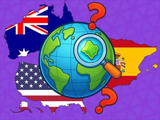 【Quiz Guess the Country】ゲームのサムネイル画像