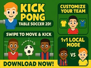【Kick Pong   Table Soccer】Thumbnail Image