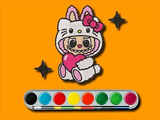 【Labubu Coloring Adventure】ゲームのサムネイル画像