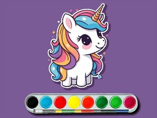 【Unicorn Coloring Challenge】Thumbnail Image