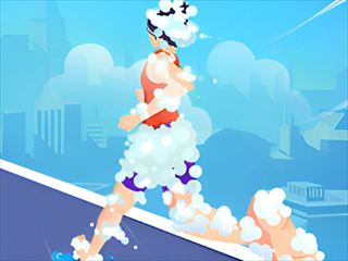 【running in foam】Thumbnail Image