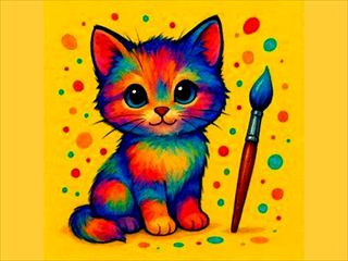 【BTS Cute Kitty Coloring】Thumbnail Image