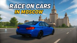 Race On Cars in Moscow:ゲームのサムネイル画像