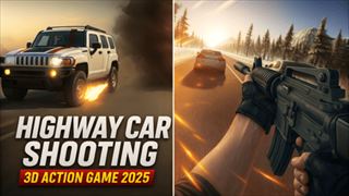 【Highway Car Shooting 3D Action Game 2025】Thumbnail Image
