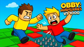 【Obby: Mini-Games VS 1000】Thumbnail Image