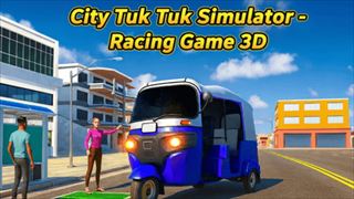 レーシング アーケード アドベンチャー シミュレーション スキル 3D カーレース ドライビングゲーム[City Tuk Tuk Simulator: Racing Game 3D]サムネイル画像