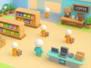 【Big Supermarket Simulator】ゲームのサムネイル画像