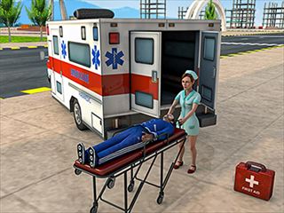 【Ambulance Rescue Hospital Game】ゲームのサムネイル画像