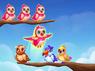 【Birds Sort Color Match Puzzle】ゲームのサムネイル画像