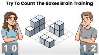 【Try To Count The Boxes Brain Training】ゲームのサムネイル画像