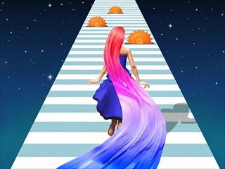【Long Hair Rush Challenge】ゲームのサムネイル画像