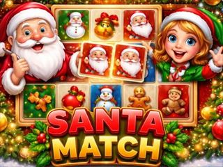 【Santa Matching Game】ゲームのサムネイル画像