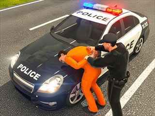【Police Car Simulator Game】ゲームのサムネイル画像