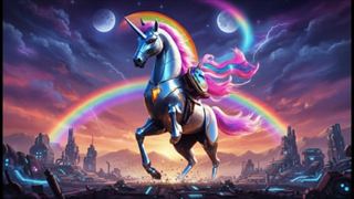 アーケード アドベンチャー スキル ランニング プラットフォーム ロボット マジックゲーム[Robot Unicorn Dash]サムネイル画像