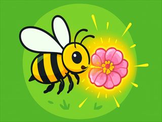 【Bee and Flower】Thumbnail Image