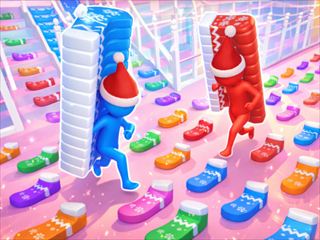 【Christmas Bridge Runner】ゲームのサムネイル画像