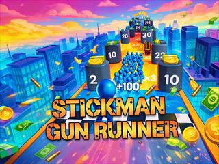 【Stickman Gun Runner】ゲームのサムネイル画像