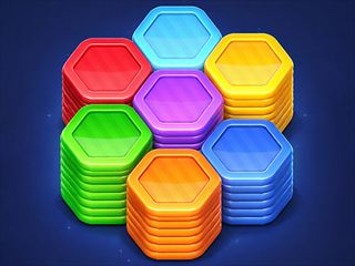 【Hexa Color Stack Game】Thumbnail Image
