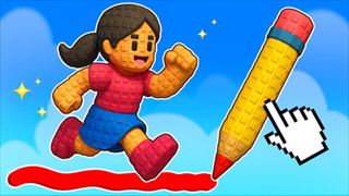 Obby online with friends: Draw and Jump!：ゲームのサムネイル画像