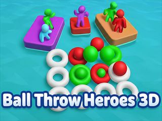 【Ball Throw Heroes 3D】ゲームのサムネイル画像