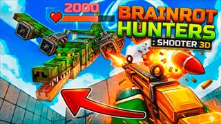 【Brainrot Hunters: Shooter 3D】ゲームのサムネイル画像