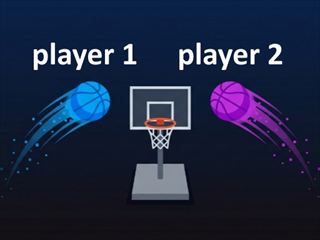 【Basket Ball For Two Player】ゲームのサムネイル画像