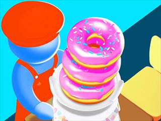 【Donut Ready Business Tycoon Game】ゲームのサムネイル画像