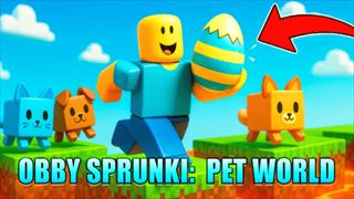 Obby Sprunki: Pet World：ゲームのサムネイル画像