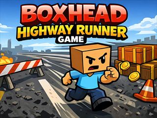 【Boxhead Highway Runner Game】Thumbnail Image
