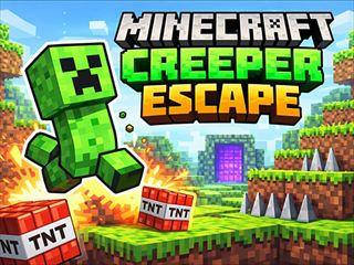【Minecraft Creeper Escape】Thumbnail Image