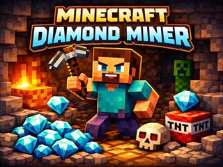 【Minecraft Diamond Miner】サムネイル画像