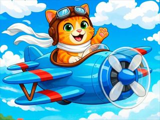 【Cartoon Airplanes: Jigsaw Puzzles】Thumbnail Image