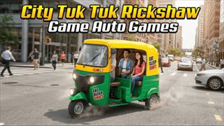 【City Tuk Tuk Rickshaw Game Auto Games】Thumbnail Image